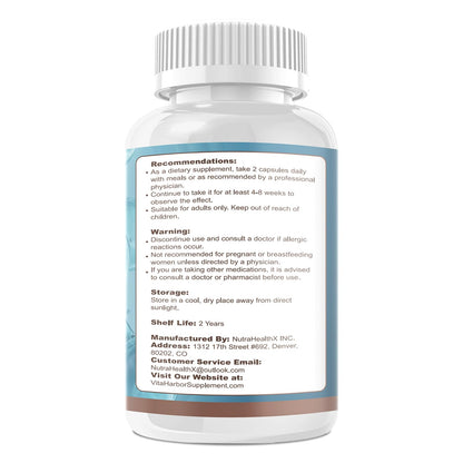 VitaHarbor Cortisol Supplement – 4-in-1 Stress Support (90 Veg Caps)