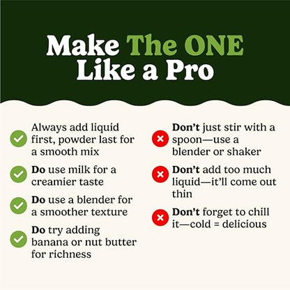 VitaHustle ONE Max Protein + Creatine – 30g Plant Protein, Double Chocolate