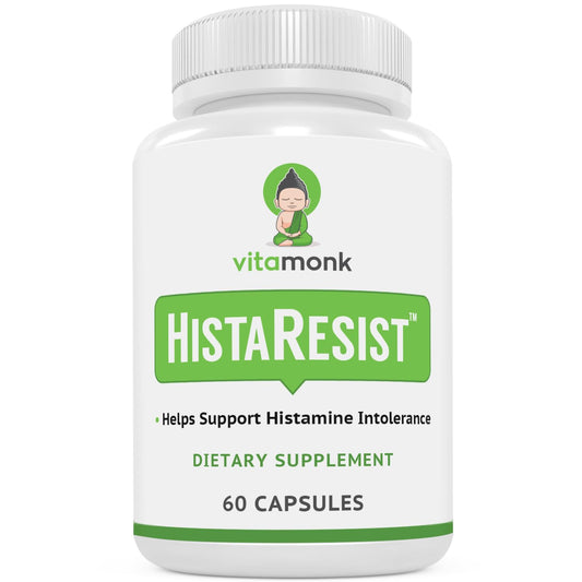 VitaMonk HistaResist DAO Enzyme Supplement – Histamine Support | 60 Caps BritishVita | Premium UK Vitamins & Wellness Supplements