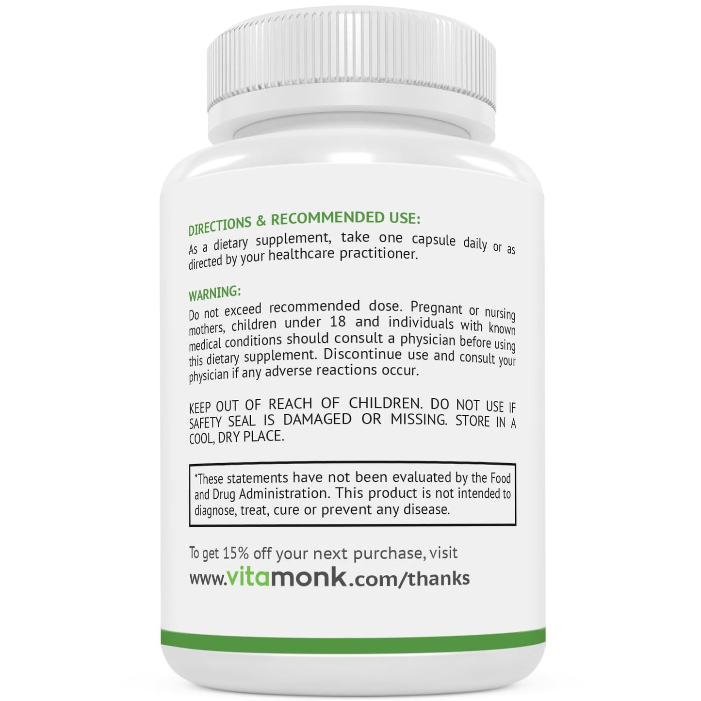 VitaMonk Pterostilbene 150mg Capsules – Soy Free, No Fillers | 60 Veggie-Caps