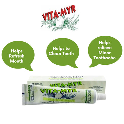 VITA MYR Herbal W CoQ10 And Xylitol Toothpaste, 5.4 oz