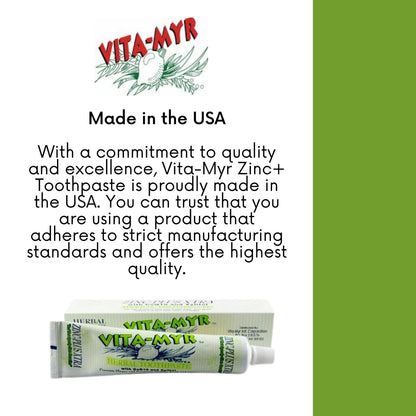 VITA MYR Herbal W CoQ10 And Xylitol Toothpaste, 5.4 oz