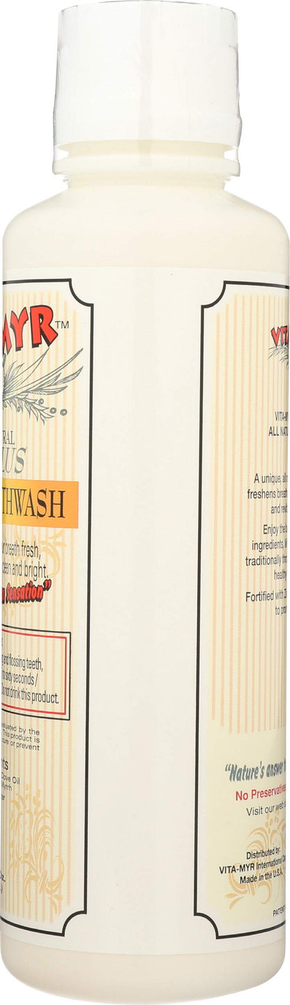 VITA-MYR Zinc-Plus Xtra Herbal Mouthwash (16 oz) - No Sugar, No Alcohol, SLS Free