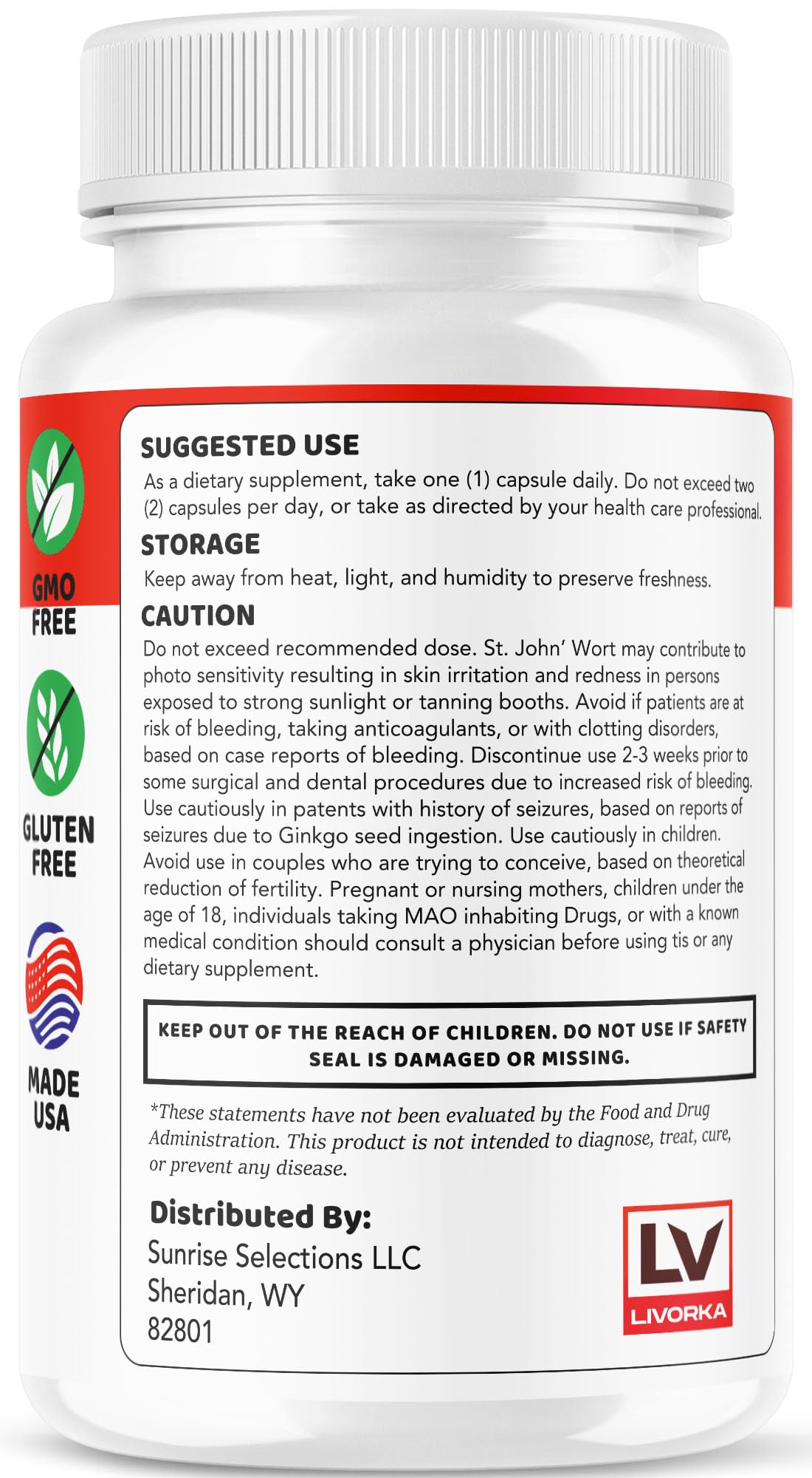 (3 Pack) VitaFlow Capsules – Balance Support Supplement, 90 Capsules