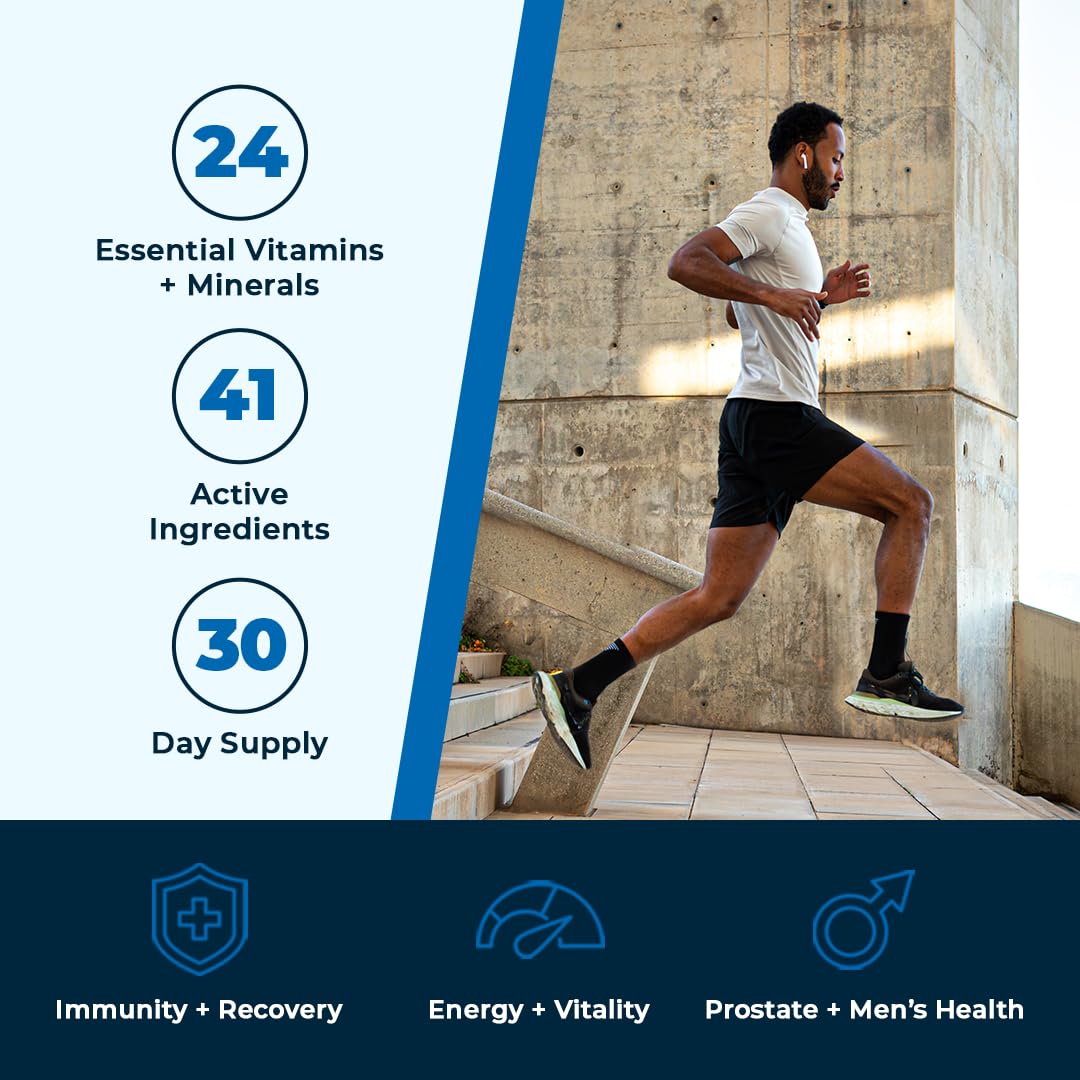VitaMedica Men's Multivitamin with Prostate Health Support – 30 Easy Daily Packs