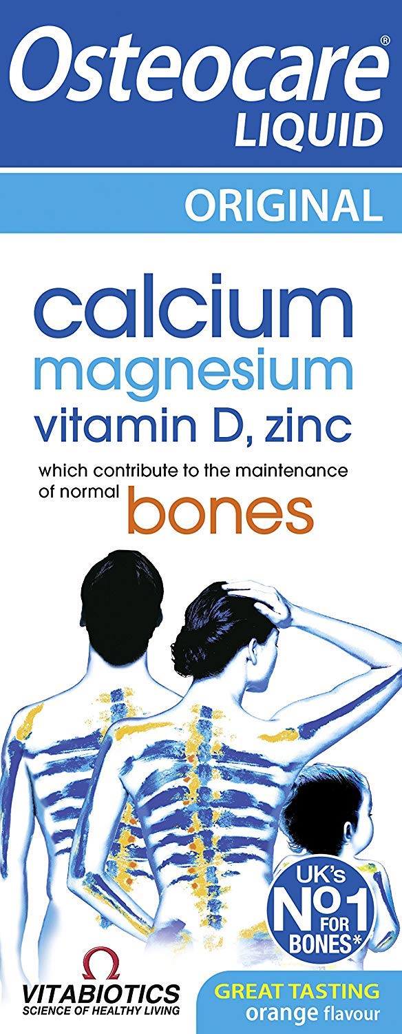Vitabiotics Osteocare Bone Health Liquid 200ml – Calcium, Vitamin D & Magnesium