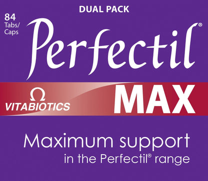 Vitabiotics Perfectil Max - 84 Tabs/Caps | Ultimate Skin, Hair & Nails Beauty Support