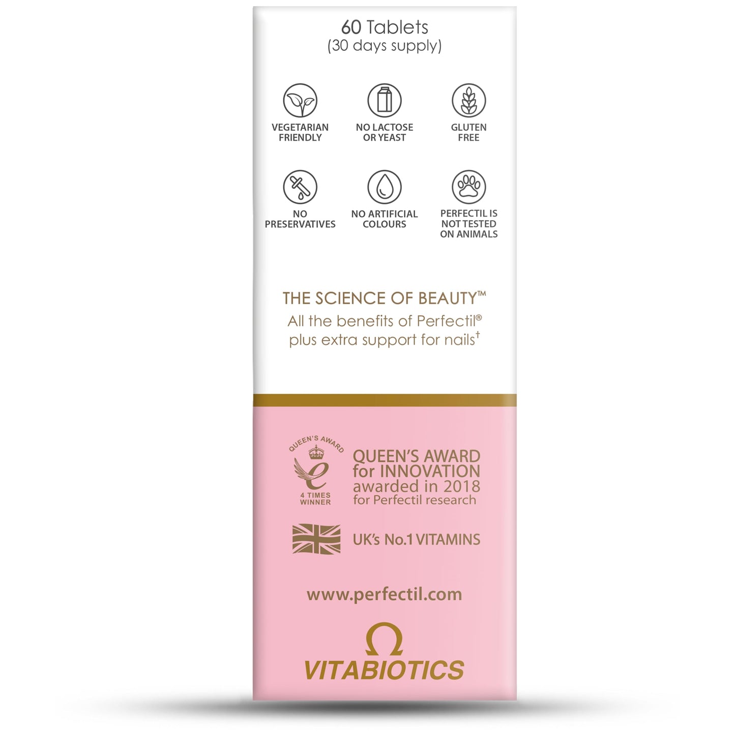 Vitabiotics Perfectil Plus Nails Extra Support – 60 Tablets | Nails, Skin & Hair