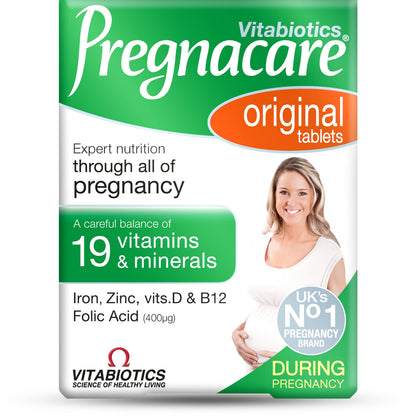 Vitabiotics Pregnacare Original – 30 Tablets | Prenatal Vitamin