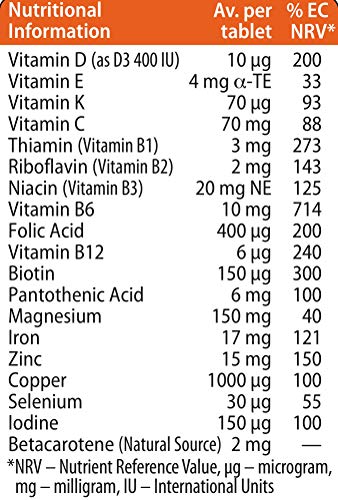 Vitabiotics Pregnacare Original – 30 Tablets | Prenatal Vitamin