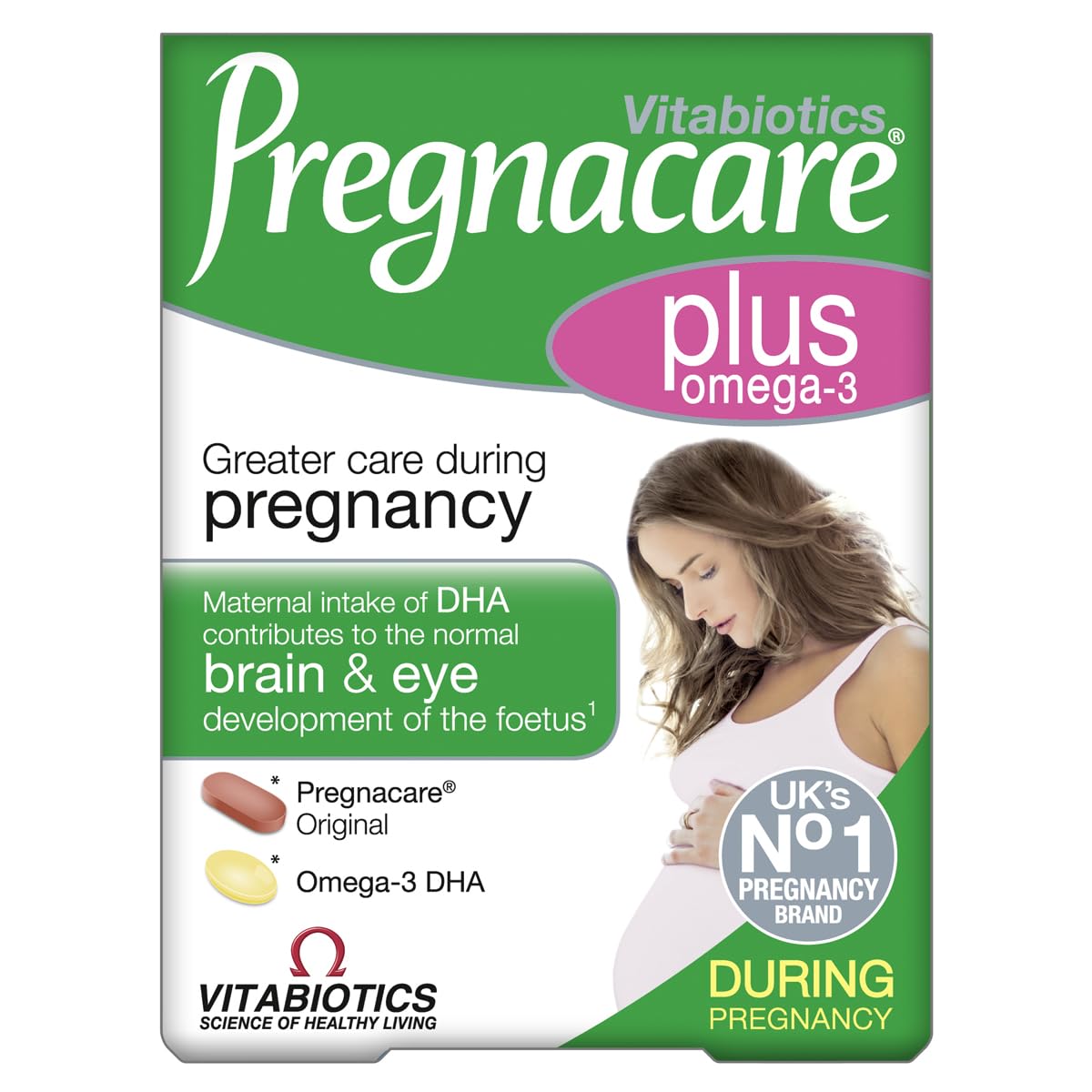Vitabiotics Pregnacare Plus Omega-3-56 Tablets | UK Pregnancy Formula