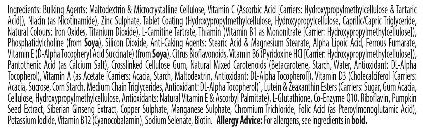Vitabiotics Wellman 70+ 30 Tabs – Comprehensive Multivitamin for Men 70+