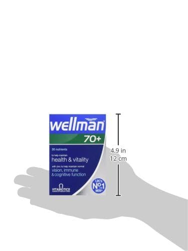 Vitabiotics Wellman 70+ 30 Tabs – Comprehensive Multivitamin for Men 70+