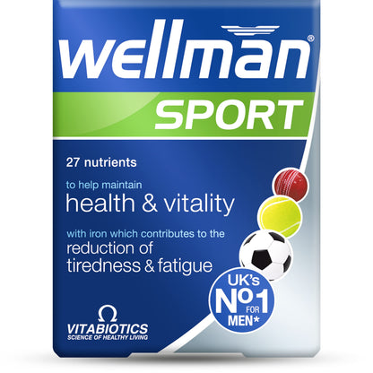 Vitabiotics Wellman Sport Tablets - 30 Tablets | Wellman Vitamins