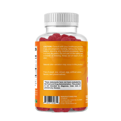 Vitabod Vitamin D3 + K2 Gummies – 180 Vegan for Bone & Heart Health