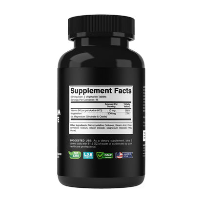 Vitabod Magnesium Glycinate 1000 mg – 180 Tablets (Pack of 2) Chelated Magnesium for Muscle & Heart Health