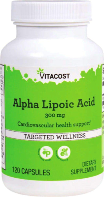 Vitacost Alpha Lipoic Acid 300 mg - 120 Capsules