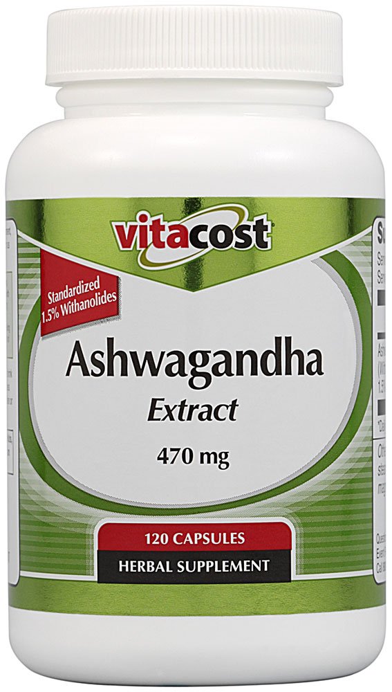 Vitacost Ashwagandha Extract - Standardized 470 mg - 120 Capsules