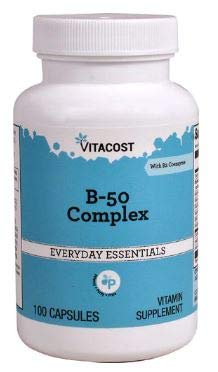 Vitacost B-50 Complex - 100 Capsules | B Vitamin Supplement