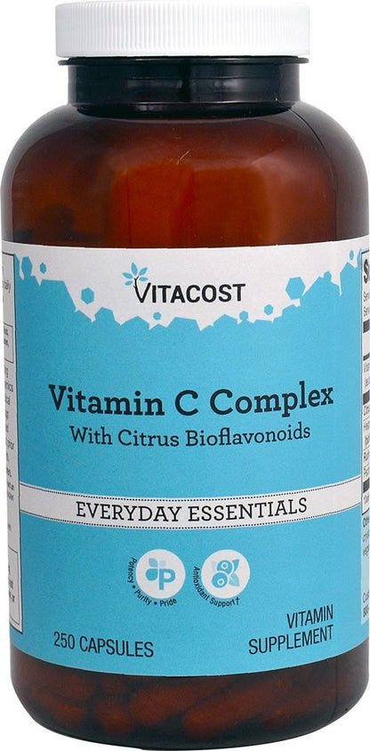 Vitacost Buffered C w/ Bioflavonoid Complex – 1000 mg per Serving, 250 Capsules