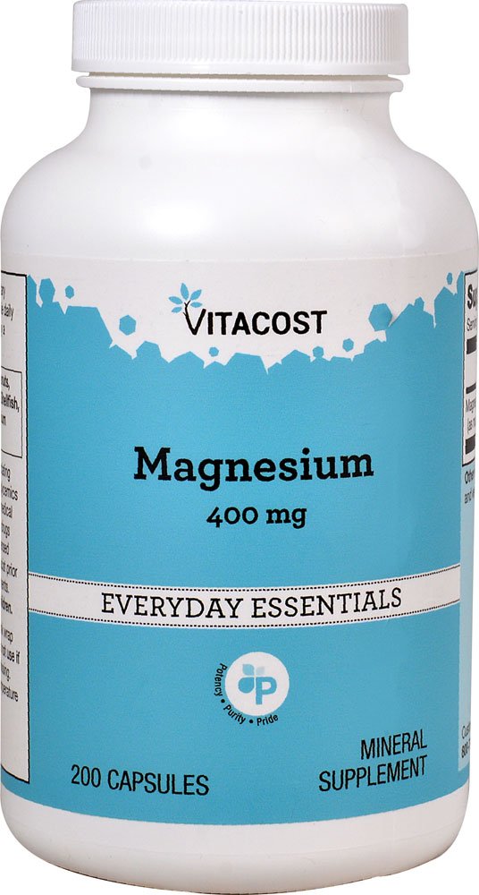 Vitacost Magnesium 400 mg - 200 Capsules