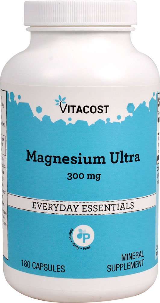 Vitacost Magnesium Ultra 300 mg, 180 Capsules | Magnesium Supplement