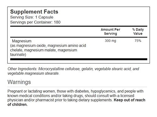 Vitacost Magnesium Ultra 300 mg, 180 Capsules | Magnesium Supplement