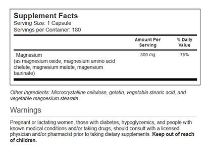 Vitacost Magnesium Ultra 300 mg, 180 Capsules | Magnesium Supplement