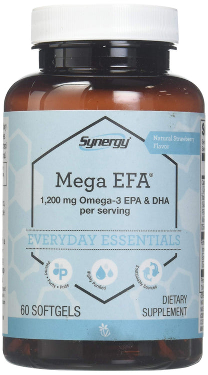 Vitacost Mega EFA Omega-3 EPA & DHA Fish Oil - 60 Softgels