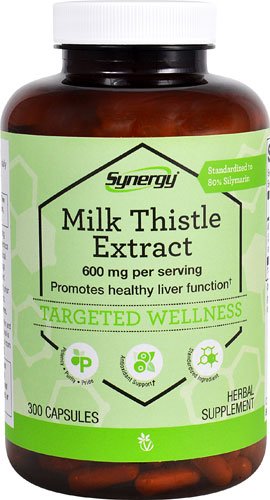 Vitacost Milk Thistle Extract - 600 mg per Serving - 300 Capsules | Standardized 80% Silymarin