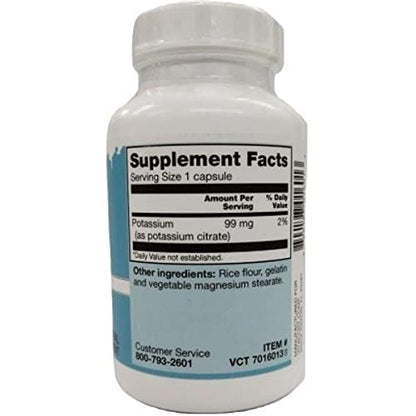 Vitacost Potassium Citrate - 99 mg - 180 Capsules | Potassium Supplement