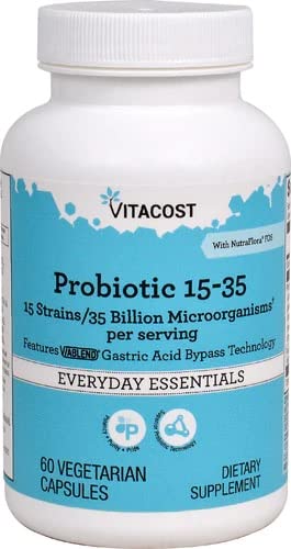 Vitacost Probiotic 15-35 - 35 Billion CFU, 60 Vegetarian Capsules