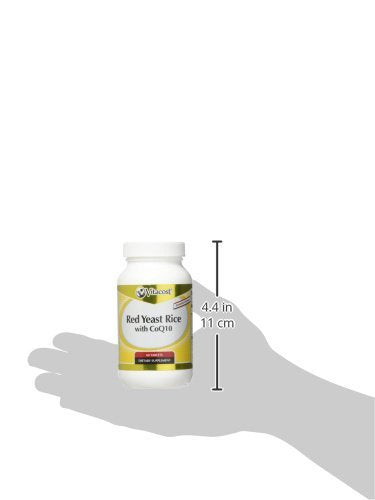 Vitacost Red Yeast Rice 1200 mg with CoQ10 - Extended Release - 60 Tablets