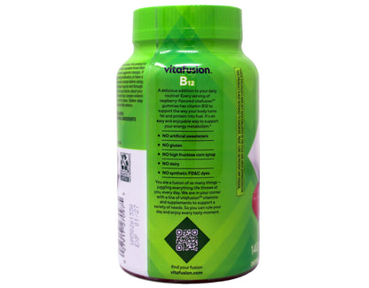 Vitafusion B-12 1000mcg Gummy – 140 Count (Pack of 2) | Vitamin B12 Supplement
