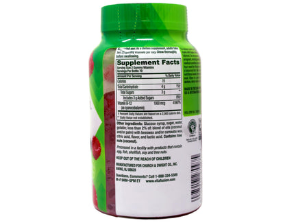 Vitafusion B-12 1000mcg Gummy – 140 Count (Pack of 2) | Vitamin B12 Supplement