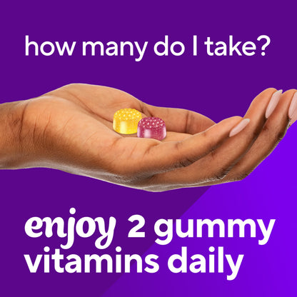 Vitafusion Omega-3 Gummy Vitamins – Berry Lemonade, 120 Count (60-Day Supply) EPA/DHA 100 mg + Vitamins A, C, D & E