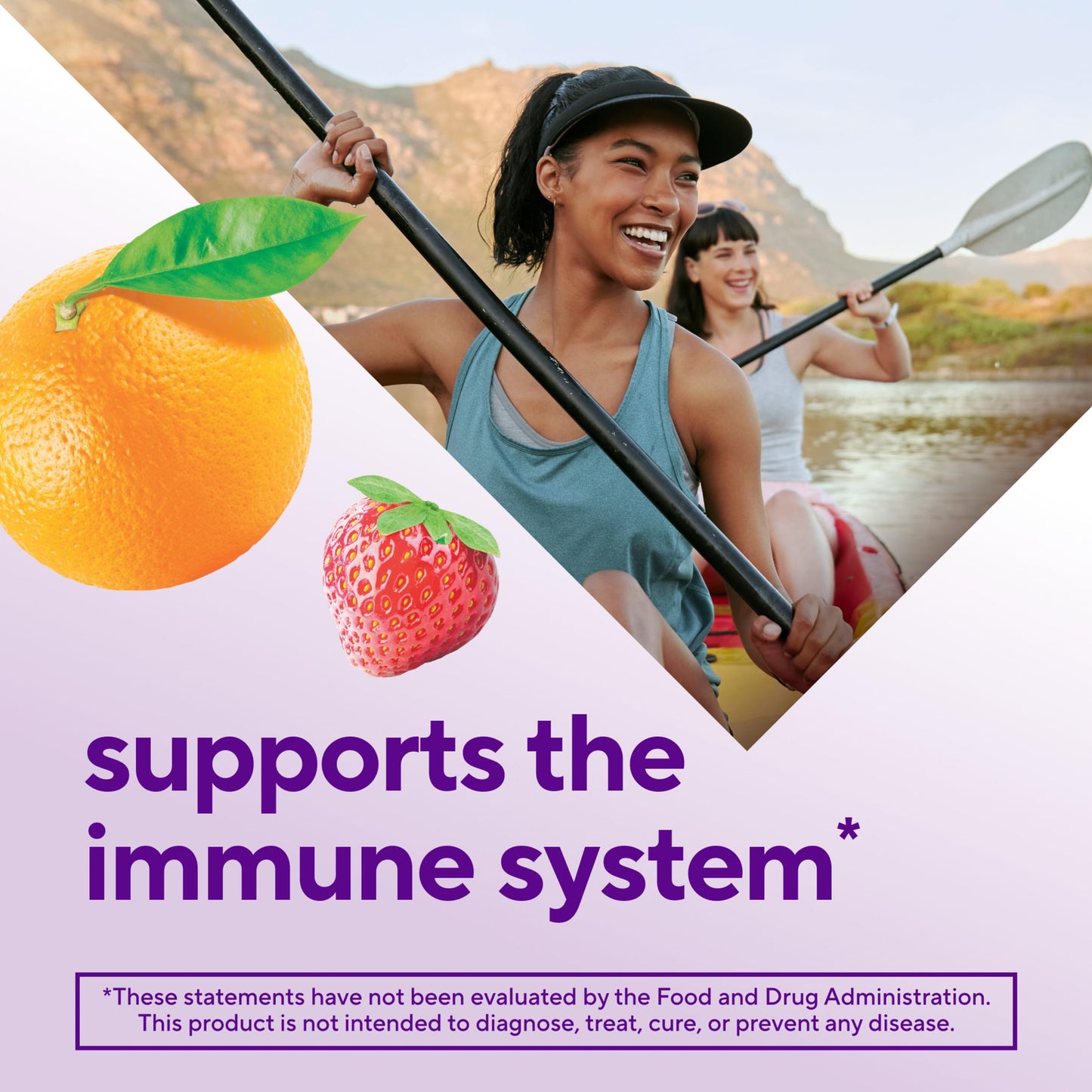 Vitafusion Power Zinc Gummy Vitamins – Immune Support, Strawberry Tangerine, 90 Count