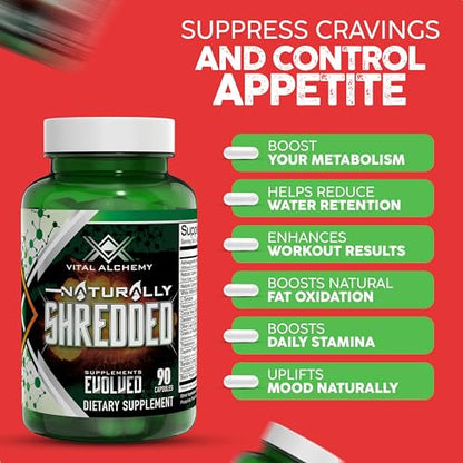 Vital Alchemy Naturally Shredded Ashwagandha Supplement with KSM-66 – Mood Support, Cortisol, Keto & Weight Management