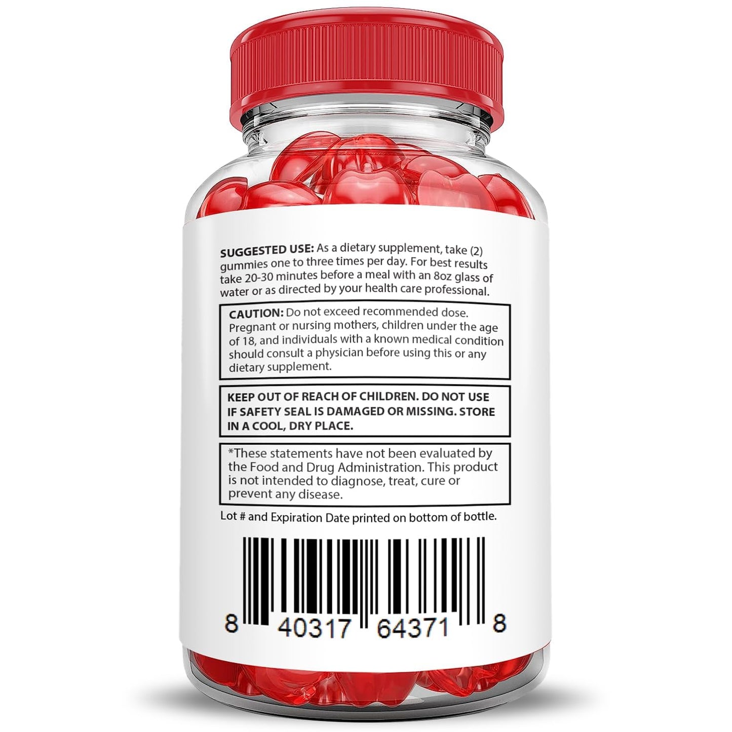 Justified Laboratories Vital Grow XL Extreme 2000MG Gummies – Vegan, Non-GMO, ACV Formula