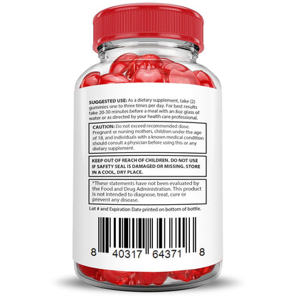Justified Laboratories Vital Grow XL Extreme 2000MG Gummies – Vegan, Non-GMO, ACV Formula