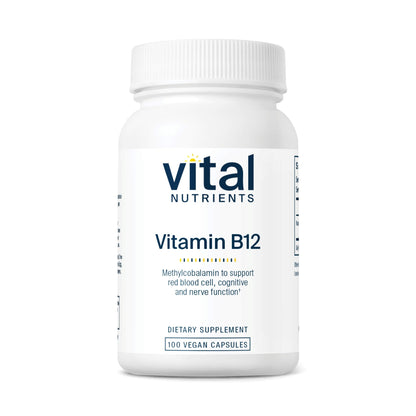 Vital Nutrients B12 1000mcg – Vegan Methylcobalamin | High-Potency B12