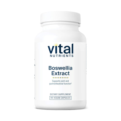 Vital Nutrients Boswellia Extract 400mg | Boswellia Capsules for Joint, Immune & Digestive Health | Gluten Free, Non-GMO | 90 Capsules