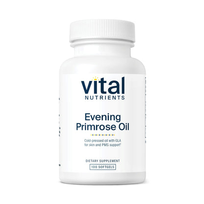 Vital Nutrients Evening Primrose Oil 1000mg – GLA Omega-6, 100 Softgels