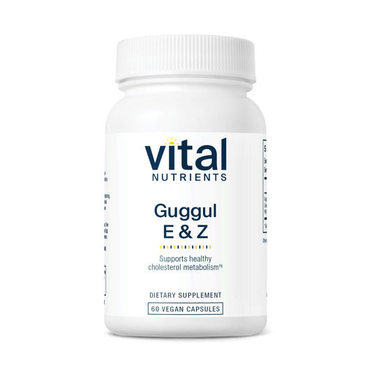 Vital Nutrients Guggul E & Z – Vegan Guggul Supplement for Healthy LDL & Triglyceride Levels | 60 Capsules BritishVita | Premium UK Vitamins & Wellness Supplements