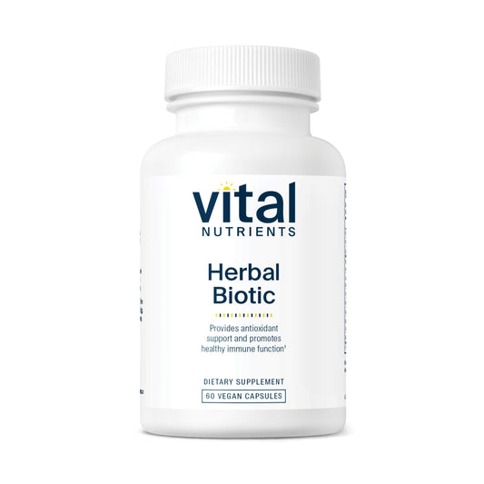 Vital Nutrients Herbal Biotic — Immune Support Supplement | 60 Capsules BritishVita | Premium UK Vitamins & Wellness Supplements
