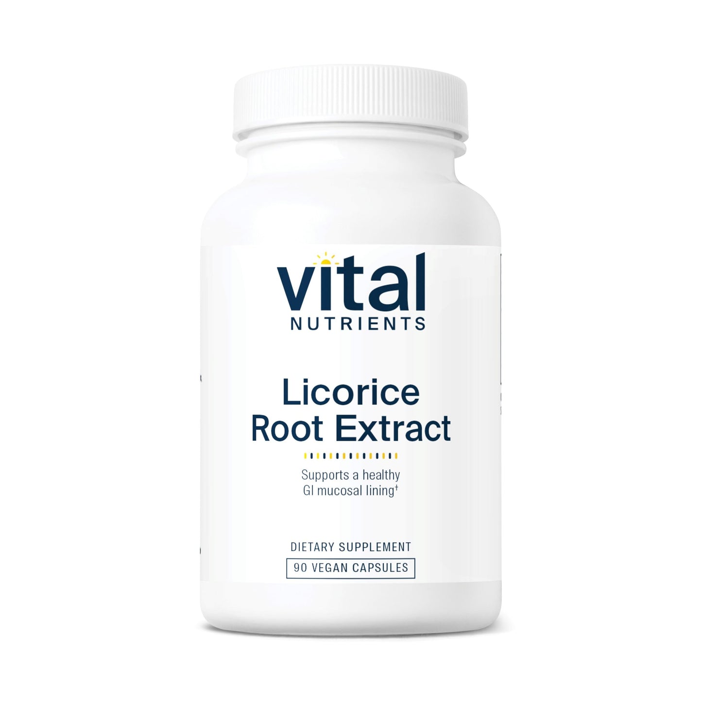 Vital Nutrients Licorice Root Extract | Herbal Immune & Adrenal Support | 90 Vegetarian Capsules - 400 mg