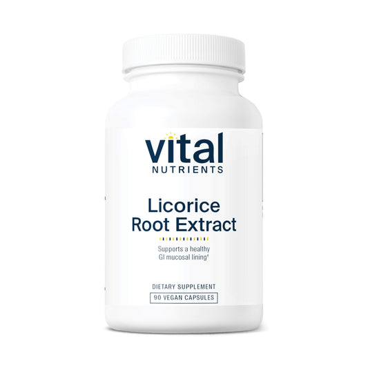 Vital Nutrients Licorice Root Extract | Herbal Immune & Adrenal Support | 90 Vegetarian Capsules - 400 mg BritishVita | Premium UK Vitamins & Wellness Supplements