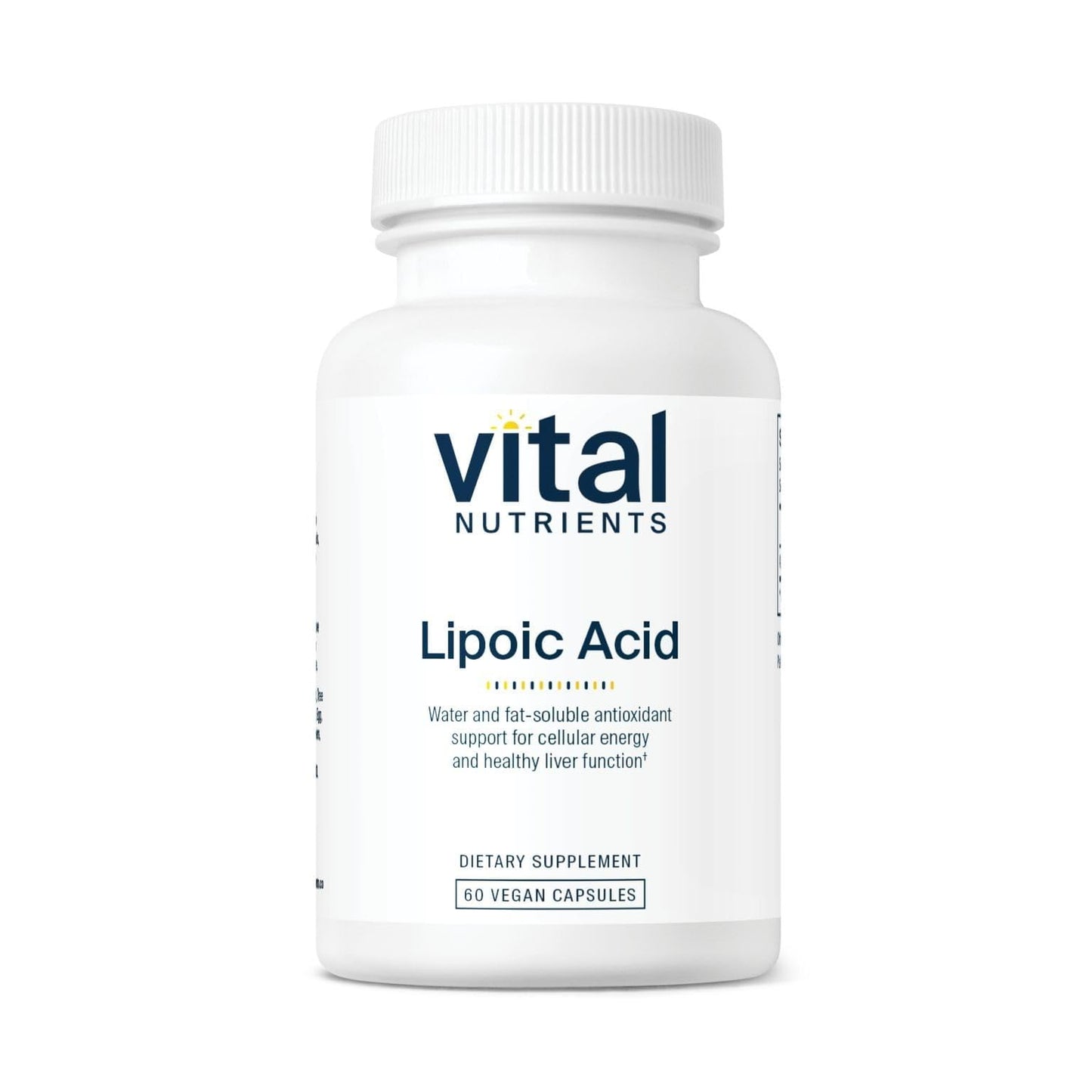 Vital Nutrients Lipoic Acid 300mg | ALA Antioxidant for Metabolism & Energy | 60 Capsules