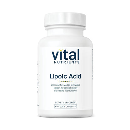 Vital Nutrients Lipoic Acid 300mg | ALA Antioxidant for Metabolism & Energy | 60 Capsules