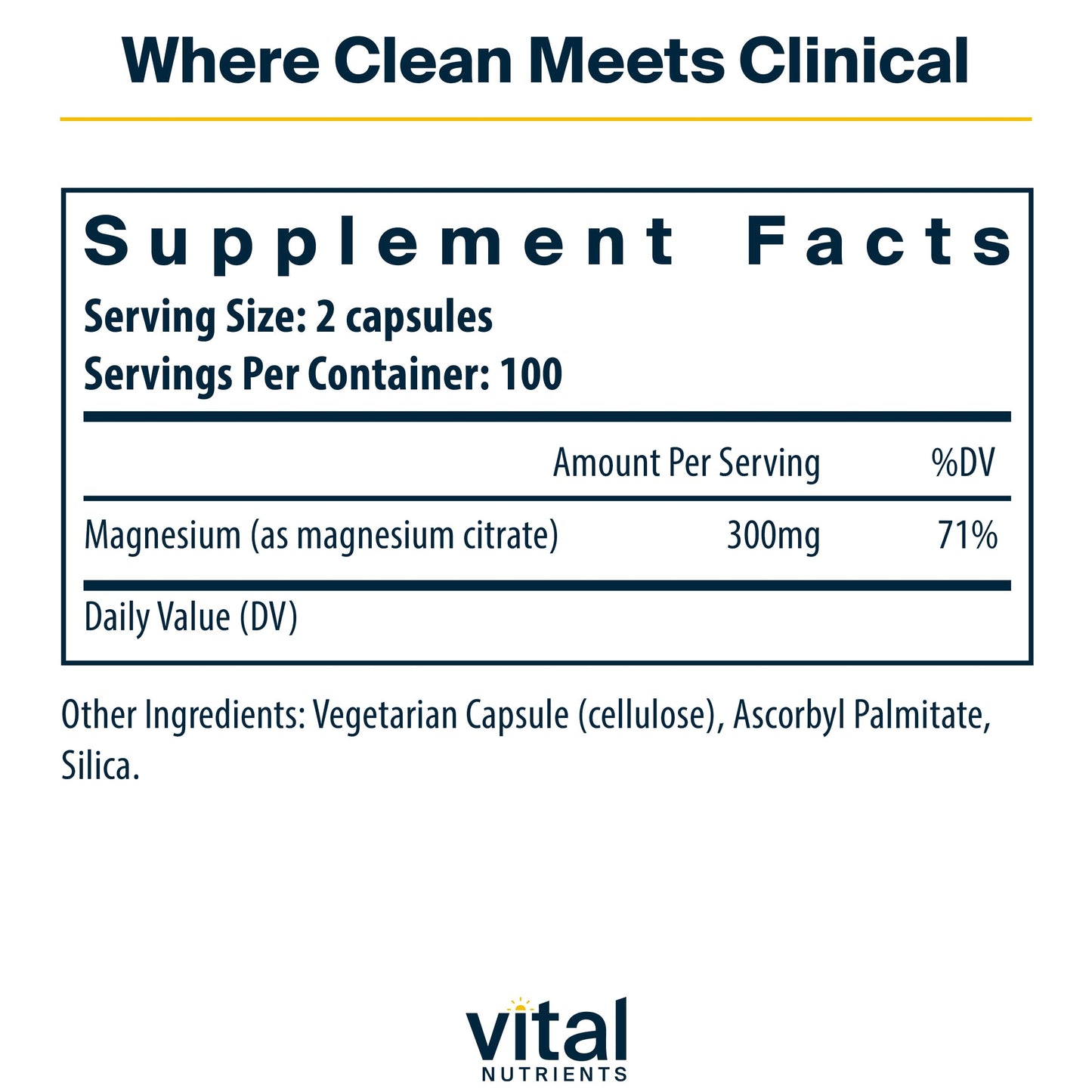 Vital Nutrients Magnesium Citrate 150mg – Sleep & Relaxation Support | Vegan